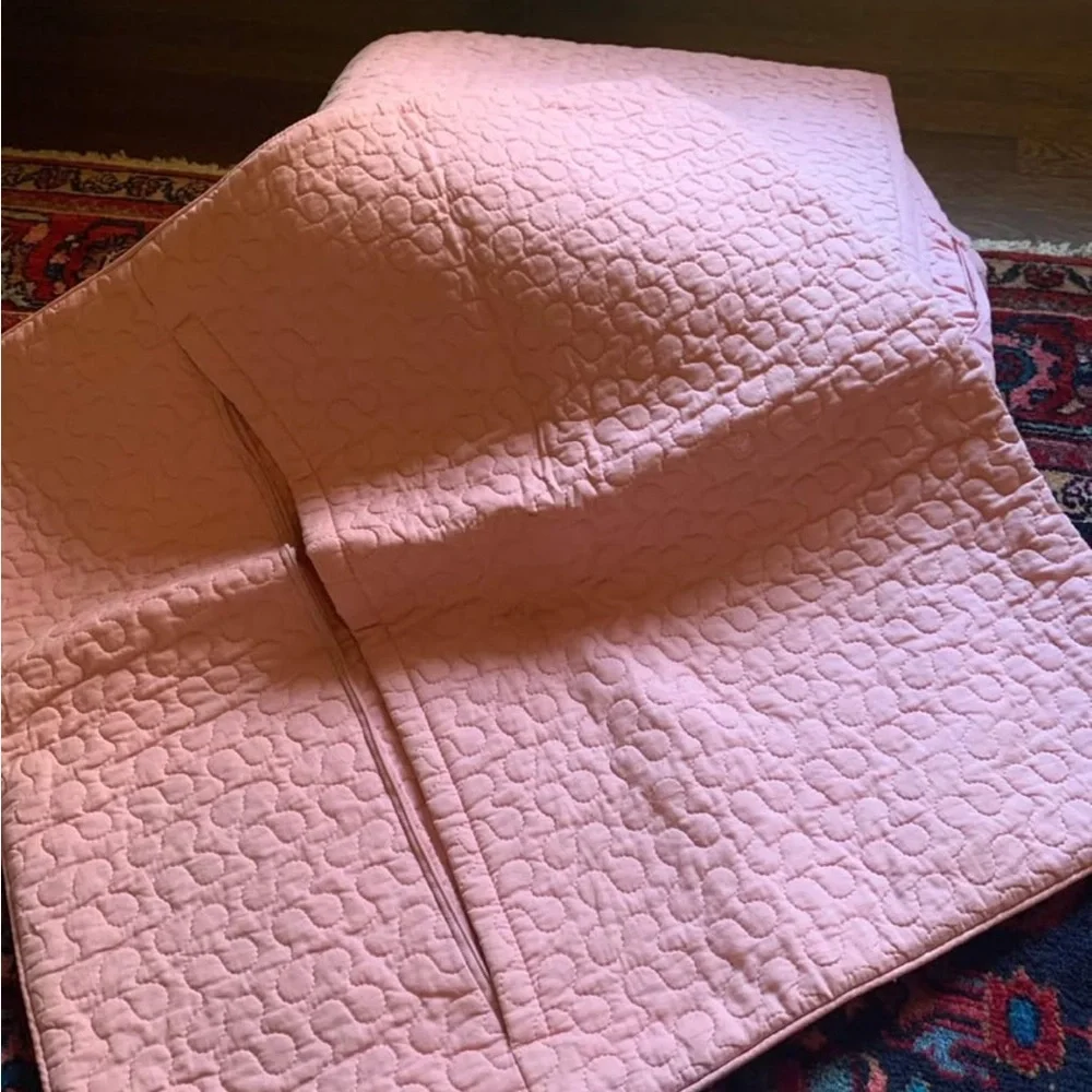 IKEA Soft Pink Quilted Bedding